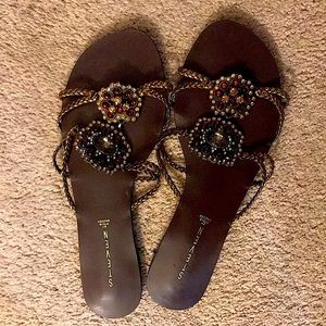 Jewel Braided Rope Slides